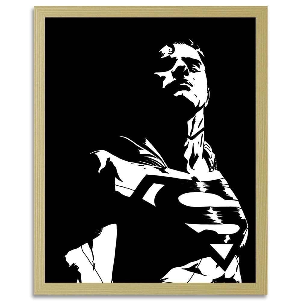 Glezna bēšā rāmī - Man Of Steel 1 Home Trends DECO