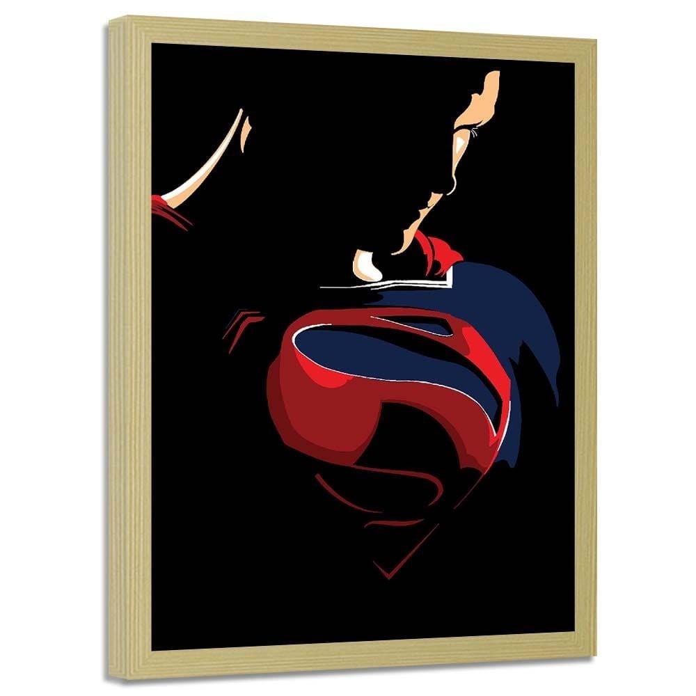 Glezna bēšā rāmī - Man Of Steel Home Trends DECO