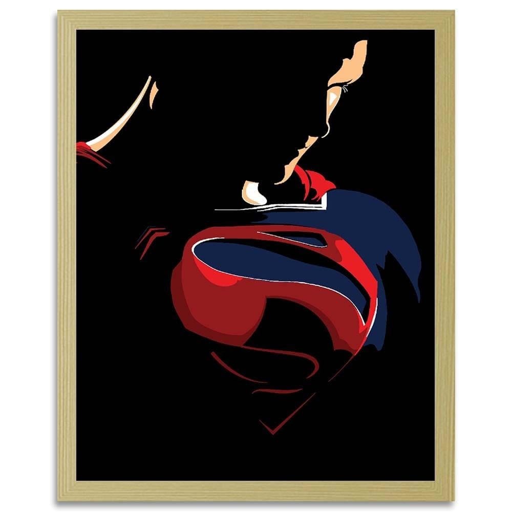 Glezna bēšā rāmī - Man Of Steel Home Trends DECO