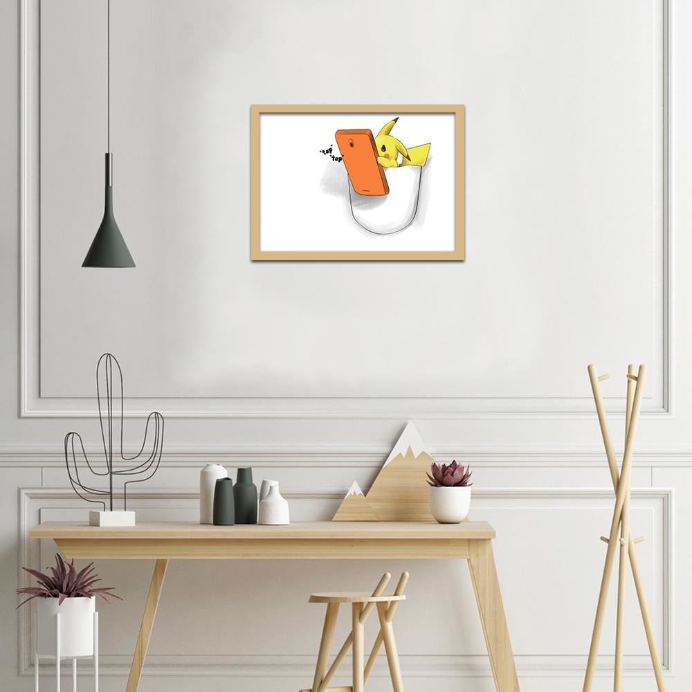 Glezna bēšā rāmī - Manga Cartoon Character Home Trends DECO