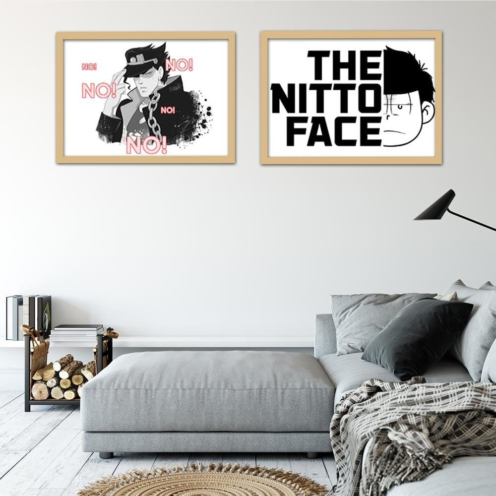 Glezna bēšā rāmī - Manga Nitto Face Home Trends DECO