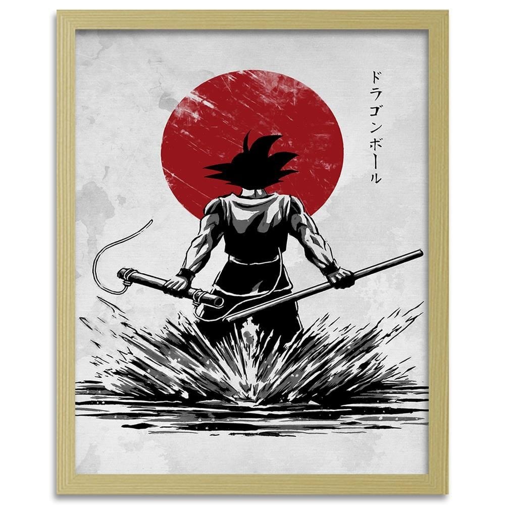 Glezna bēšā rāmī - Manga Warrior Home Trends DECO