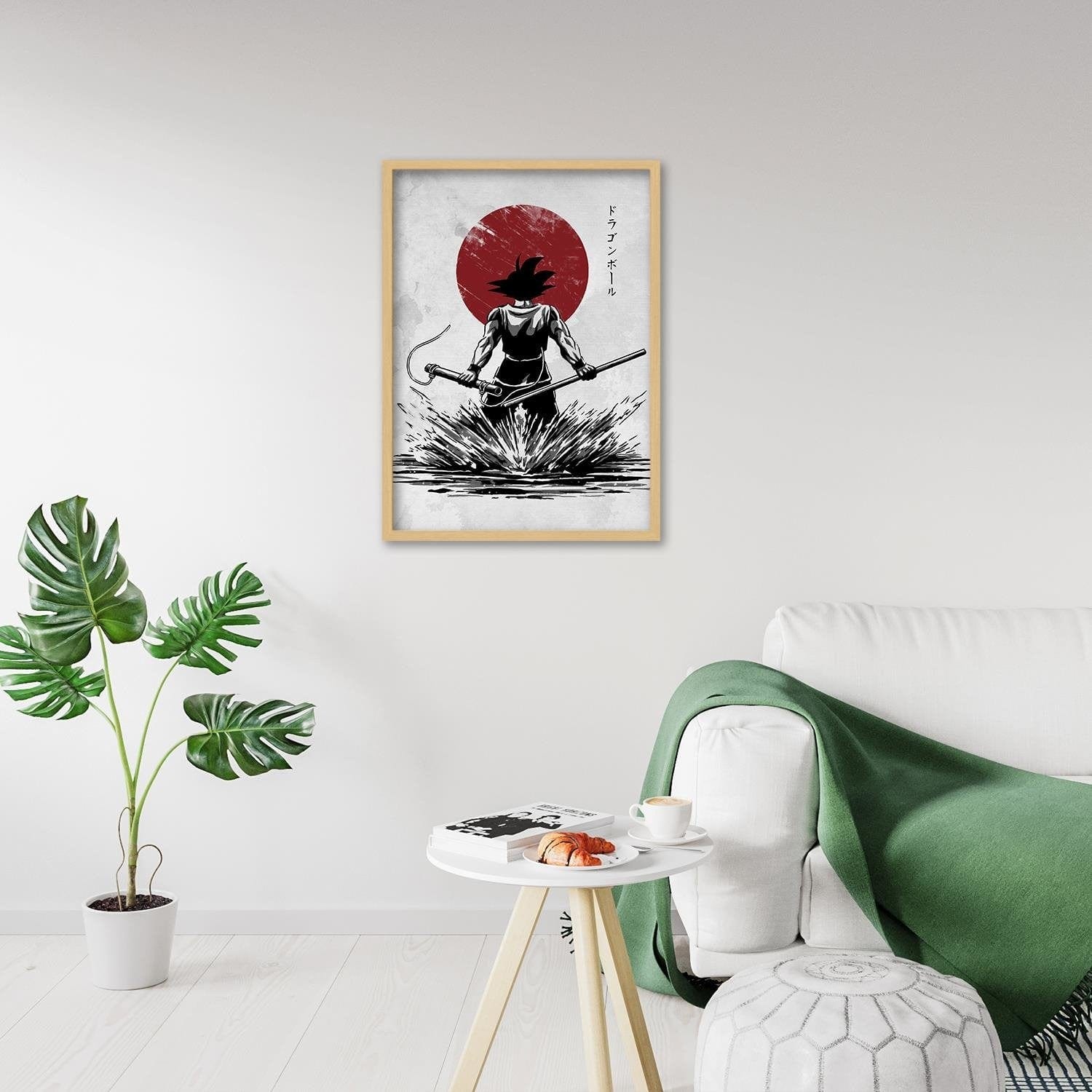 Glezna bēšā rāmī - Manga Warrior Home Trends DECO