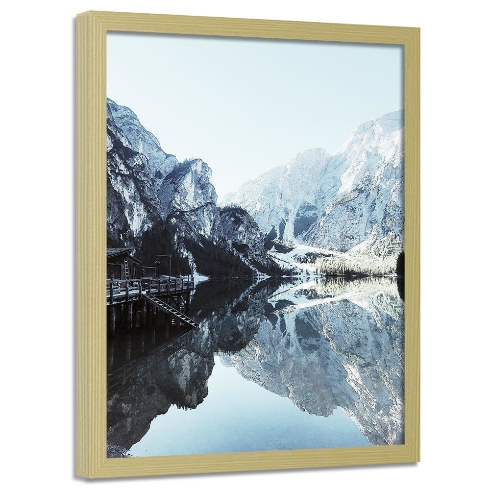 Glezna bēšā rāmī - Marina In The Mountains Home Trends DECO