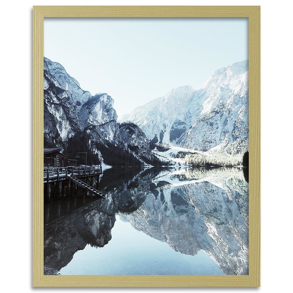 Glezna bēšā rāmī - Marina In The Mountains Home Trends DECO