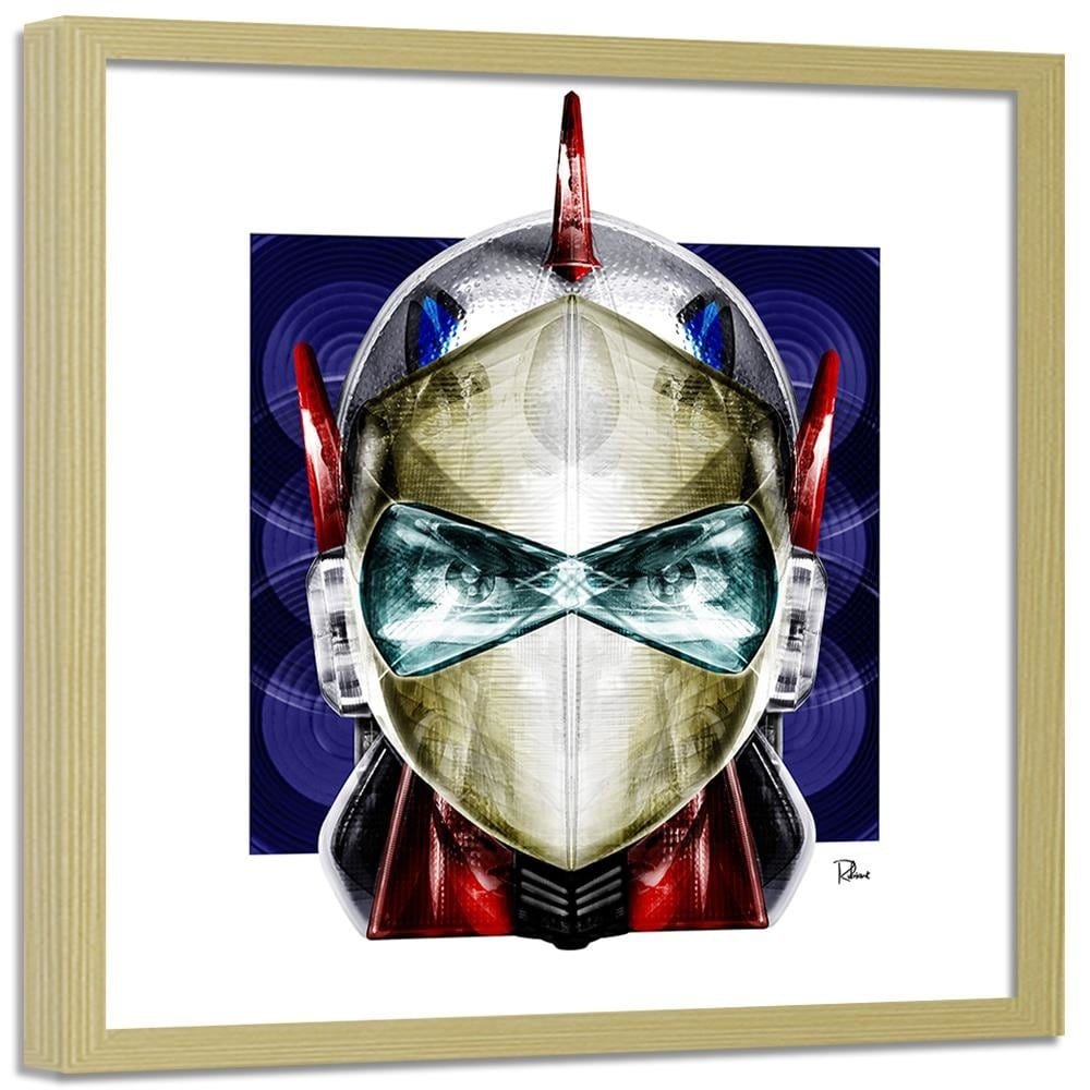 Glezna bēšā rāmī - Mask Japanese Hero Home Trends DECO