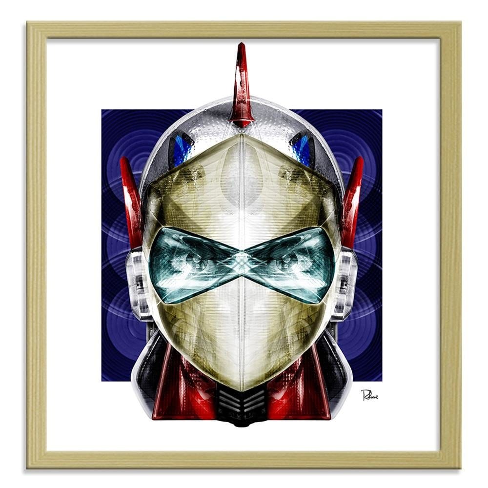 Glezna bēšā rāmī - Mask Japanese Hero Home Trends DECO