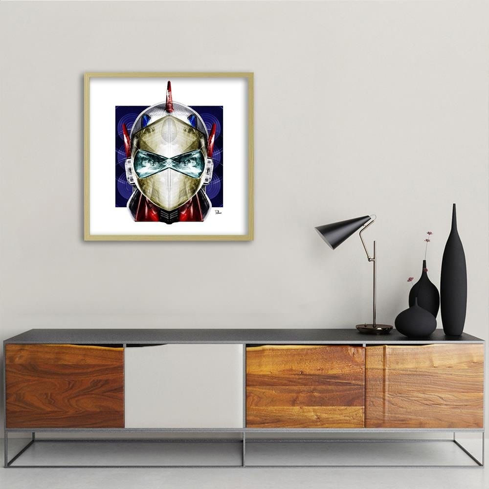 Glezna bēšā rāmī - Mask Japanese Hero Home Trends DECO