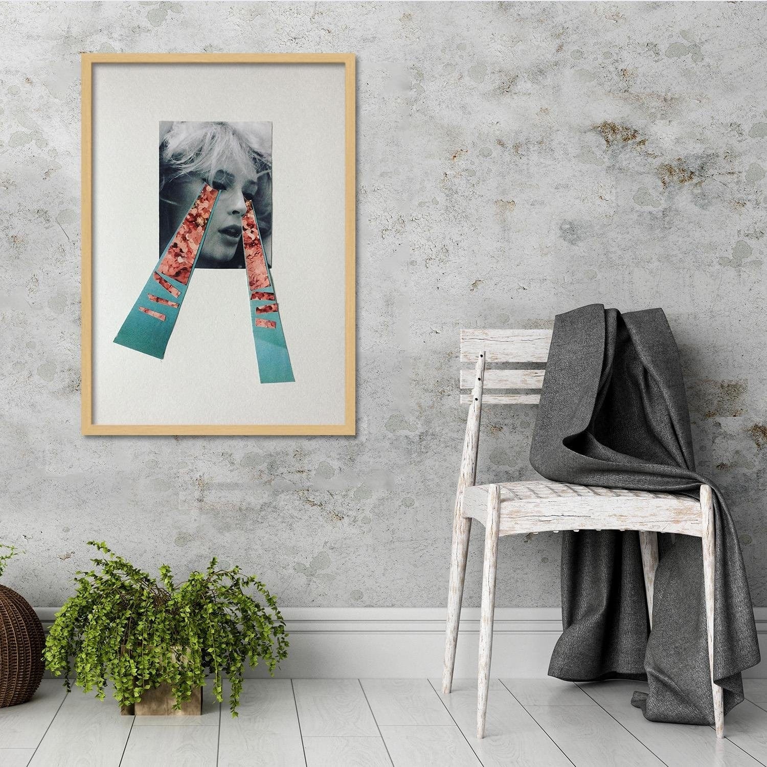 Glezna bēšā rāmī - Minimalist By Artist Home Trends DECO