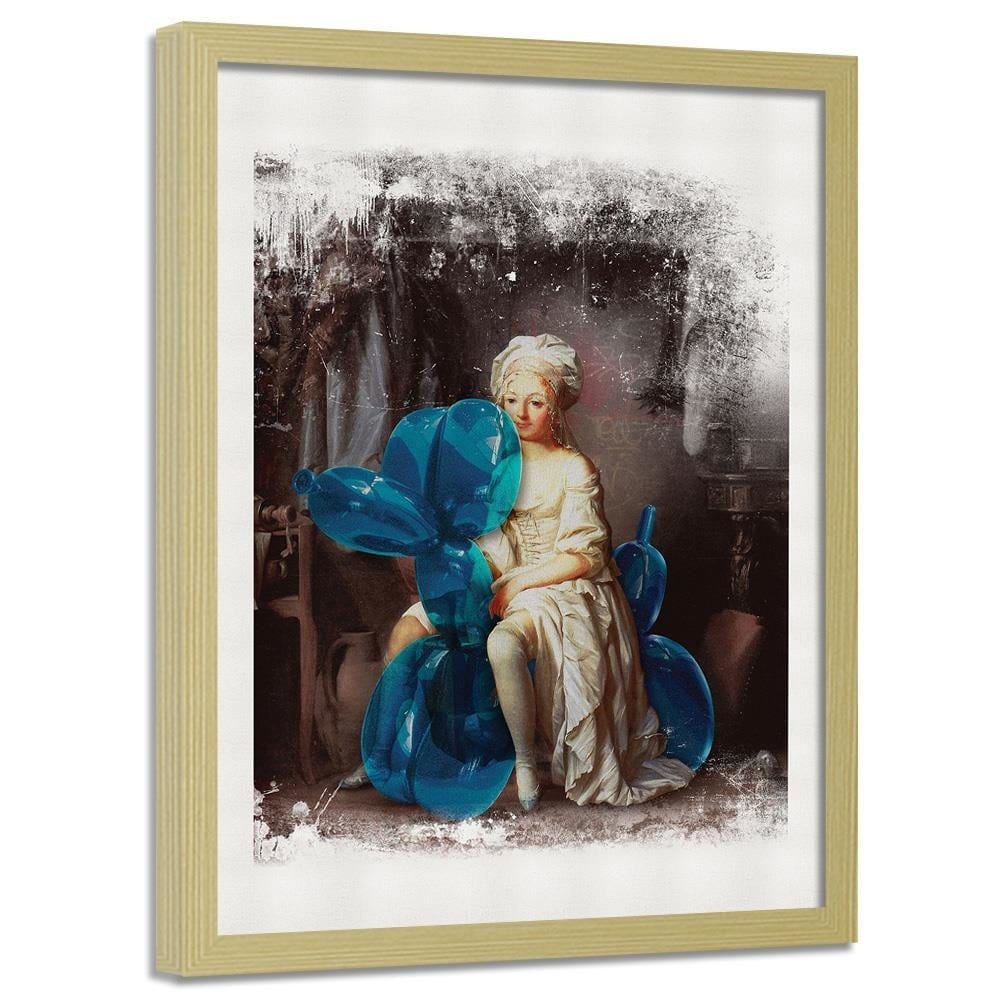 Glezna bēšā rāmī - Mixed Media Home Trends DECO