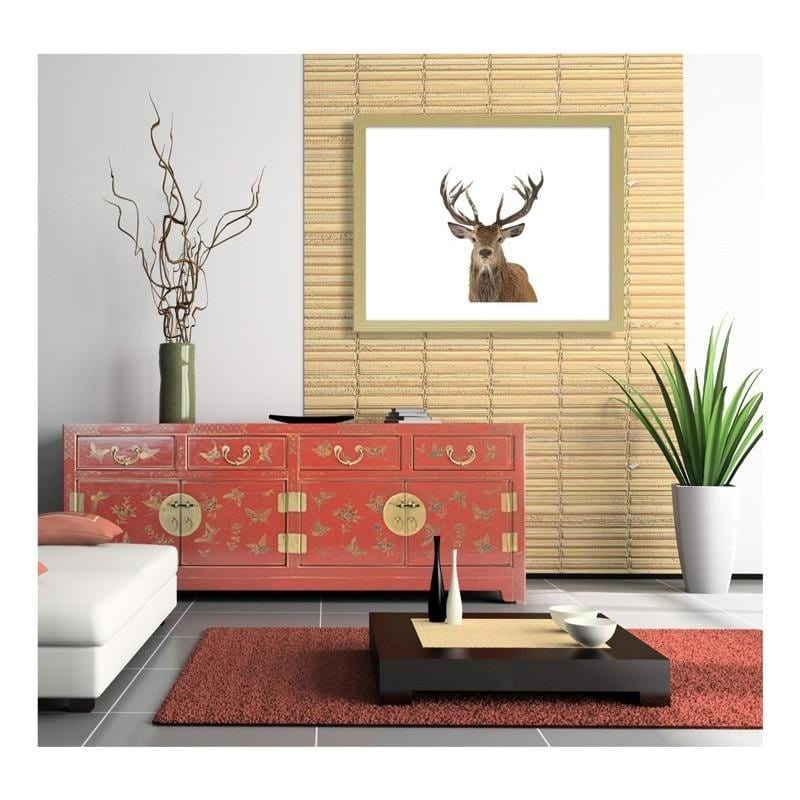 Glezna bēšā rāmī - Modern deer Home Trends DECO