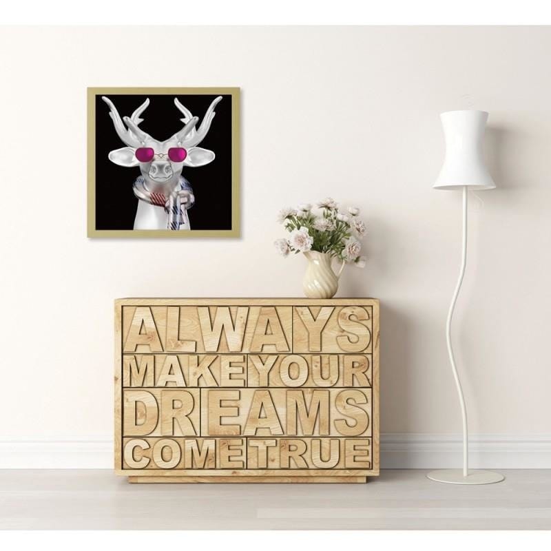 Glezna bēšā rāmī - Modern hipster 2 Home Trends DECO