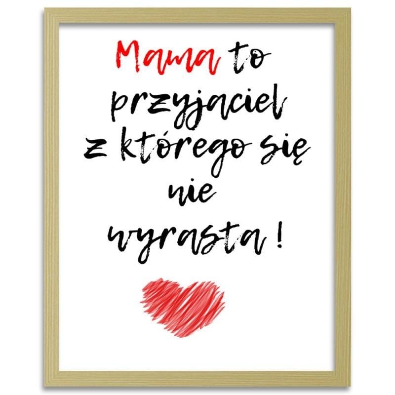 Glezna bēšā rāmī - Mom's a friend. Home Trends DECO