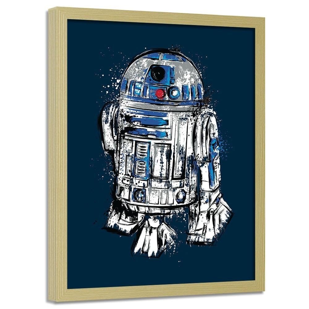 Glezna bēšā rāmī - More Than A Droid Blue Home Trends DECO