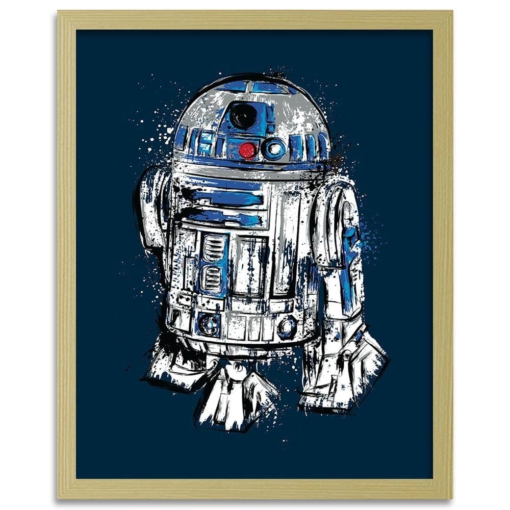 Glezna bēšā rāmī - More Than A Droid Blue Home Trends DECO