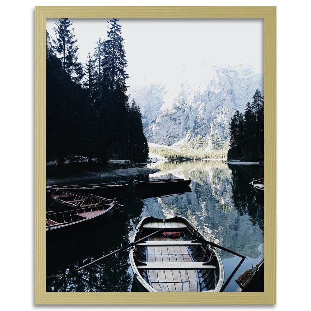 Glezna bēšā rāmī - Mountain Expedition Home Trends DECO