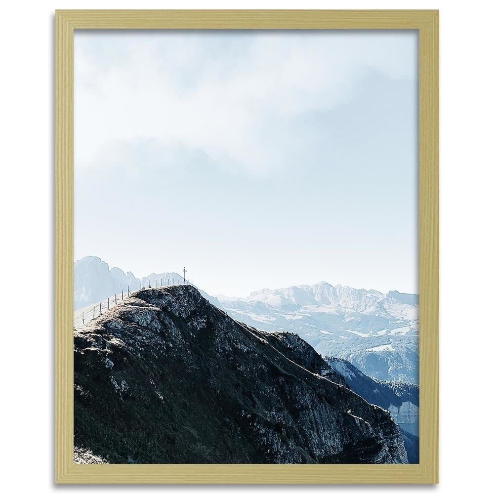 Glezna bēšā rāmī - Mountain Trail Home Trends DECO