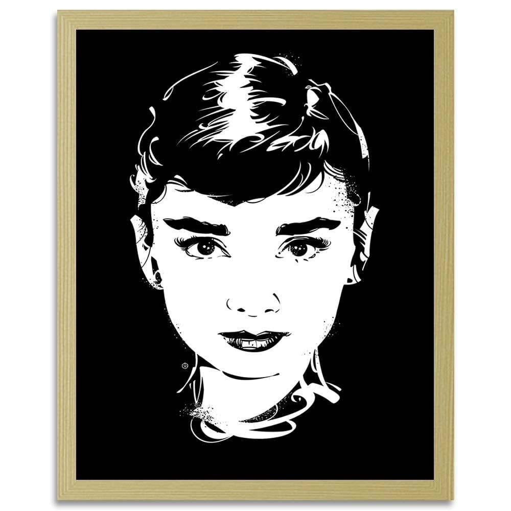 Glezna bēšā rāmī - Movie Star Image Black And White Home Trends DECO