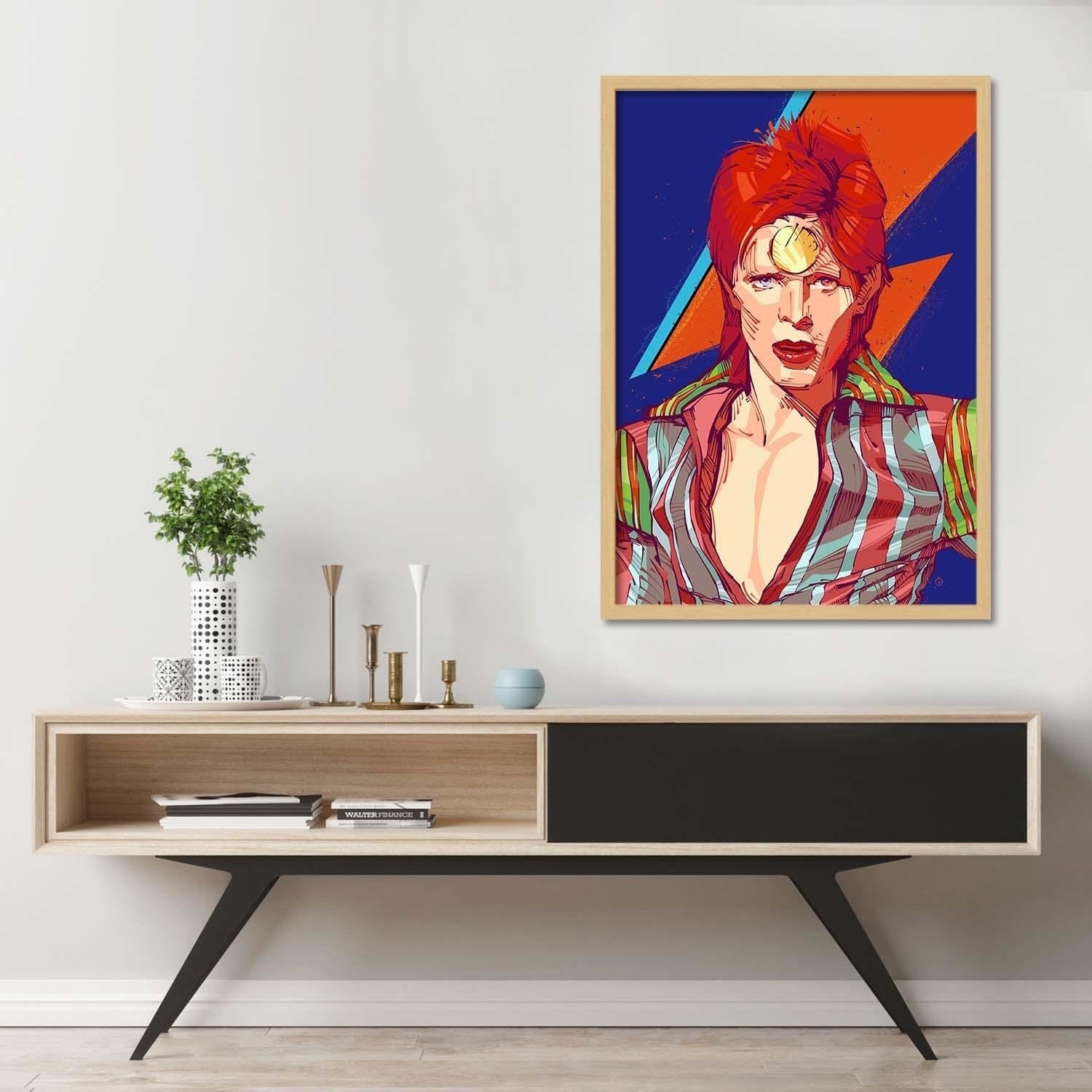 Glezna bēšā rāmī - Music Legend Home Trends DECO