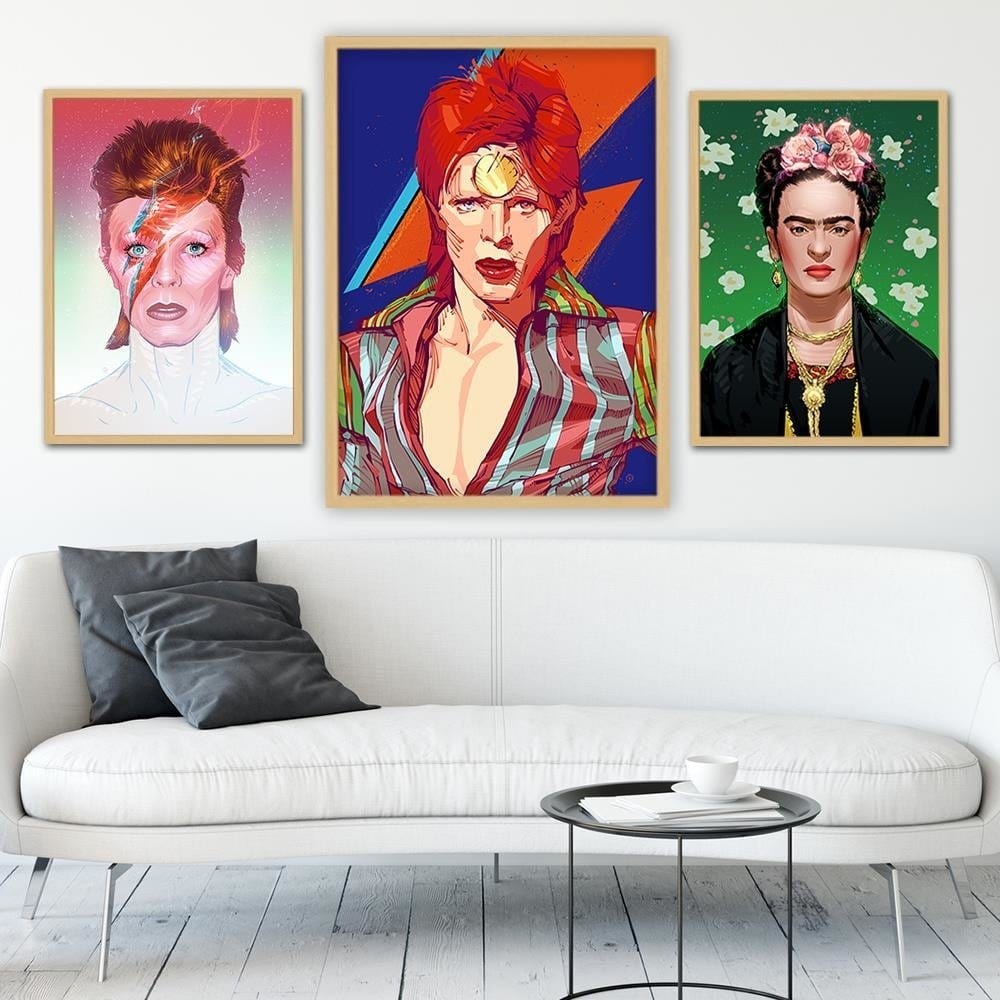 Glezna bēšā rāmī - Music Legend Home Trends DECO