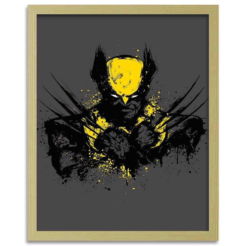 Glezna bēšā rāmī - Mutant Rage Yellow Home Trends DECO