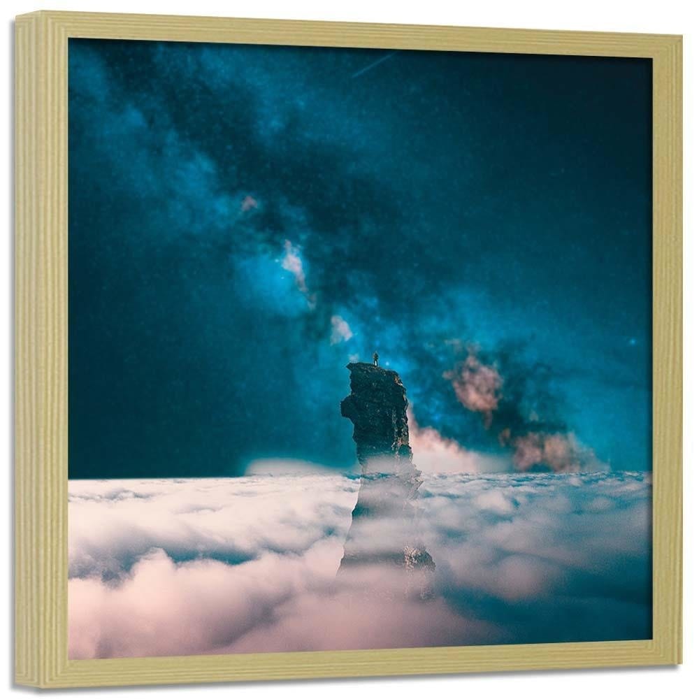 Glezna bēšā rāmī - Night In The Clouds Home Trends DECO