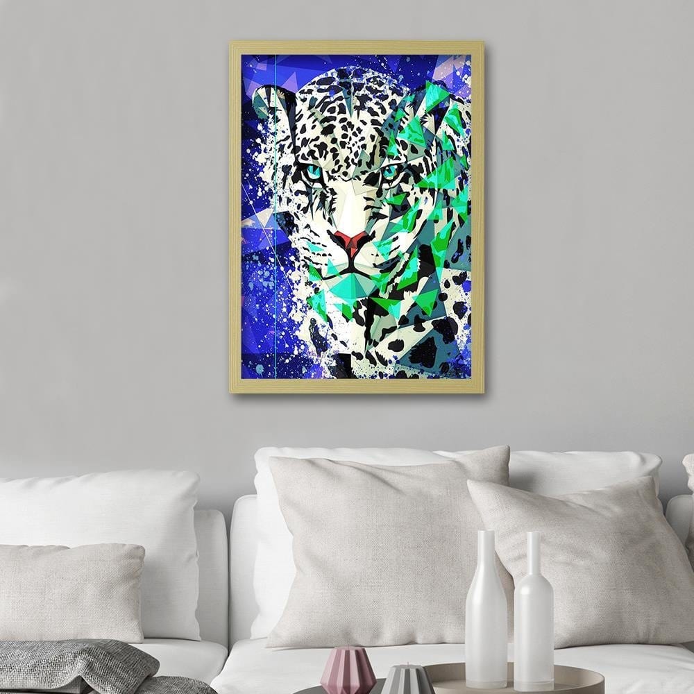 Glezna bēšā rāmī - Painted Jaguar Home Trends DECO