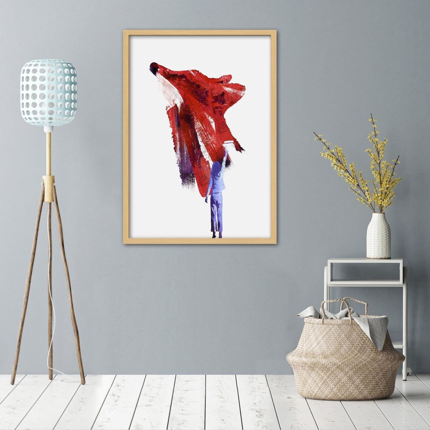 Glezna bēšā rāmī - Painted November  Home Trends DECO