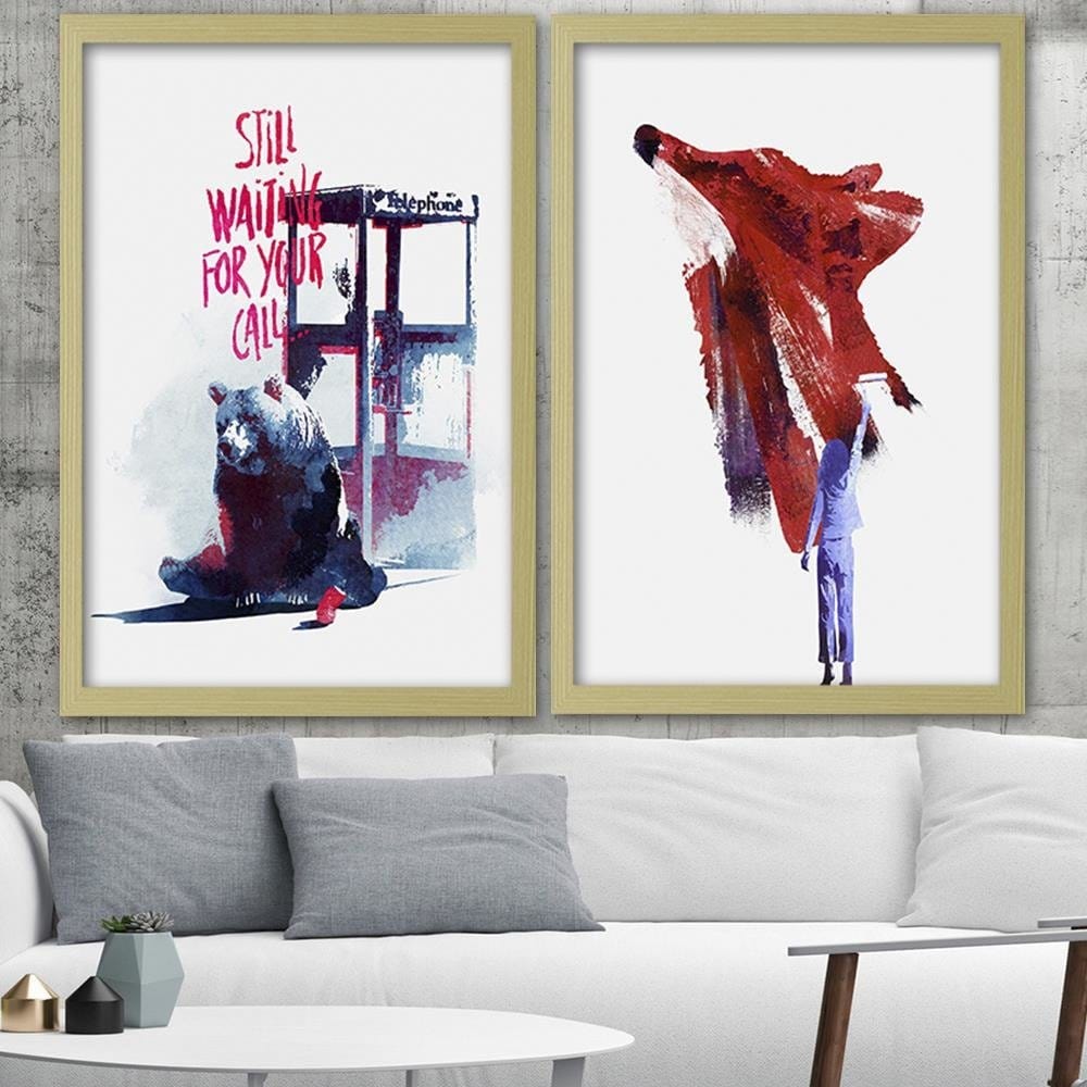 Glezna bēšā rāmī - Painted November  Home Trends DECO