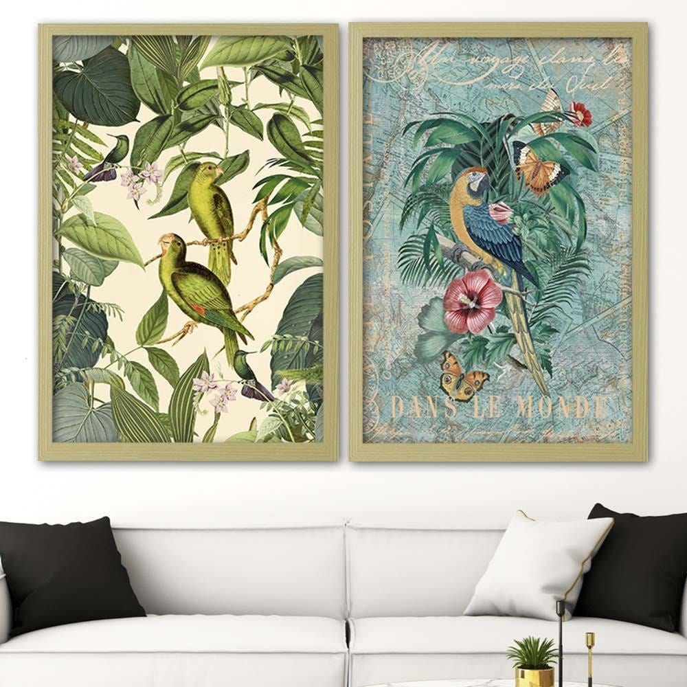Glezna bēšā rāmī - Paradise Climate Home Trends DECO