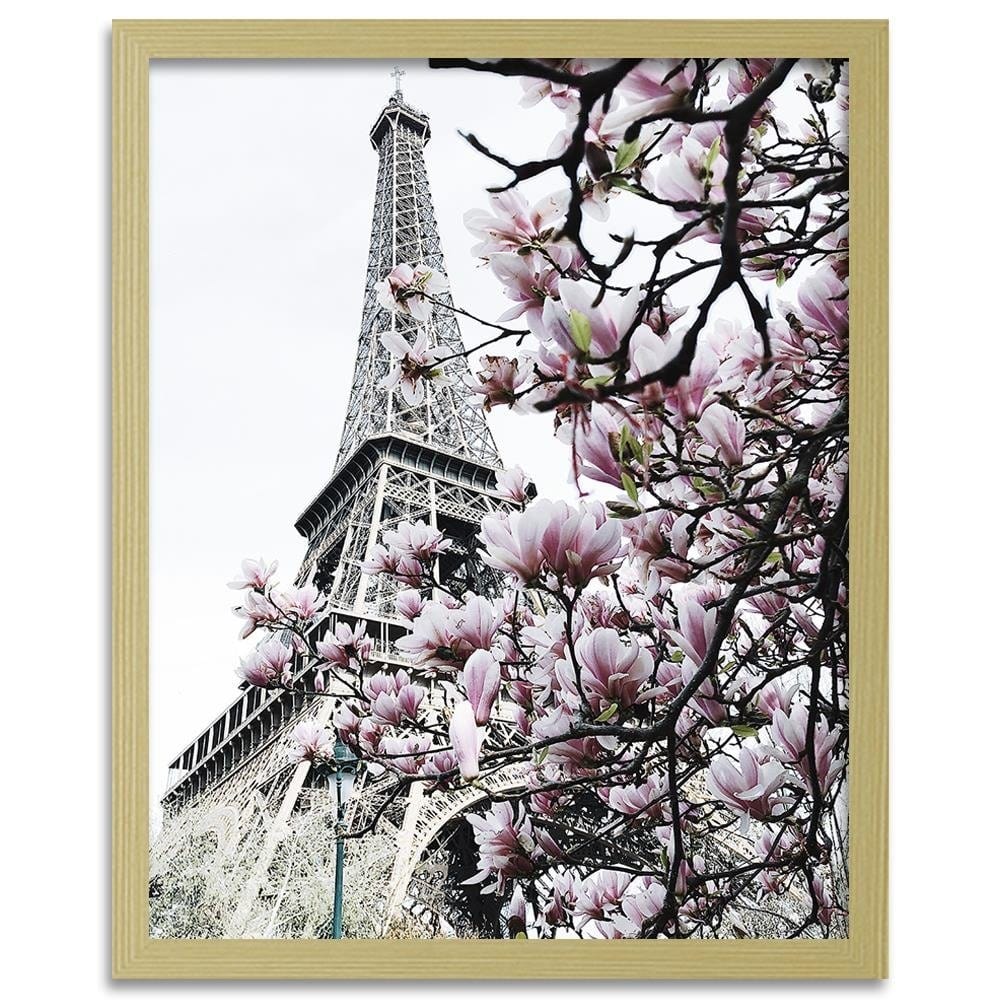Glezna bēšā rāmī - Paris Magnolias Home Trends DECO