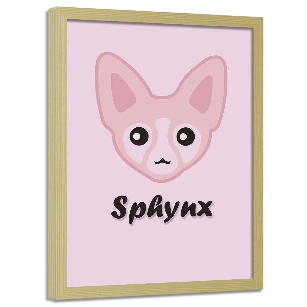 Glezna bēšā rāmī - Pink Sphinx Home Trends DECO
