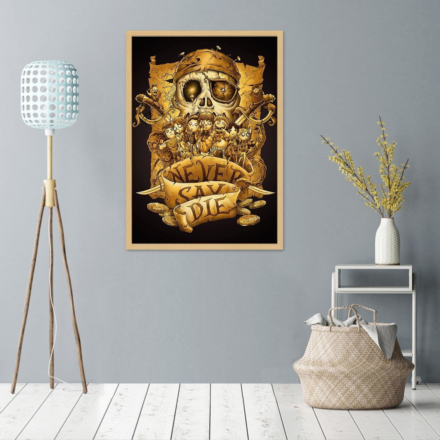 Glezna bēšā rāmī - Pirate Cluster Home Trends DECO