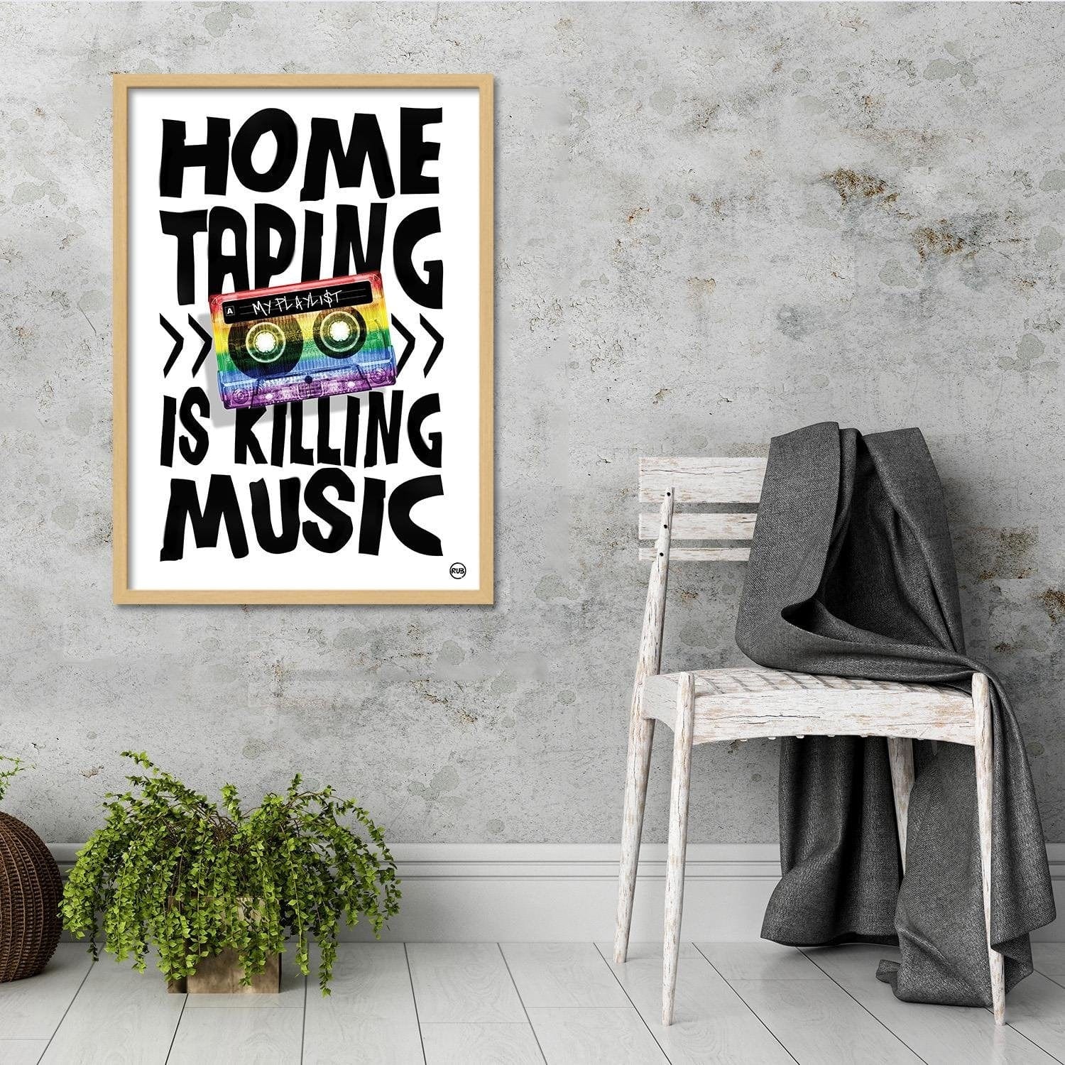 Glezna bēšā rāmī - Pop Art Home Trends DECO
