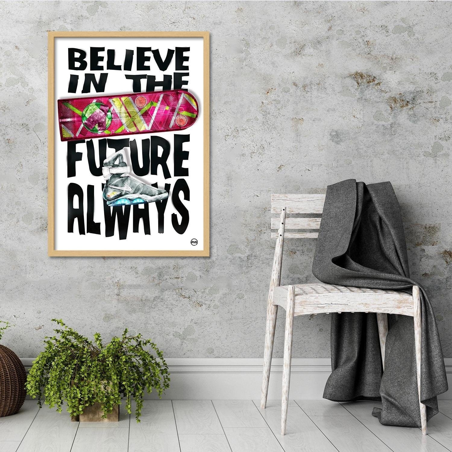 Glezna bēšā rāmī - Pop Culture Home Trends DECO