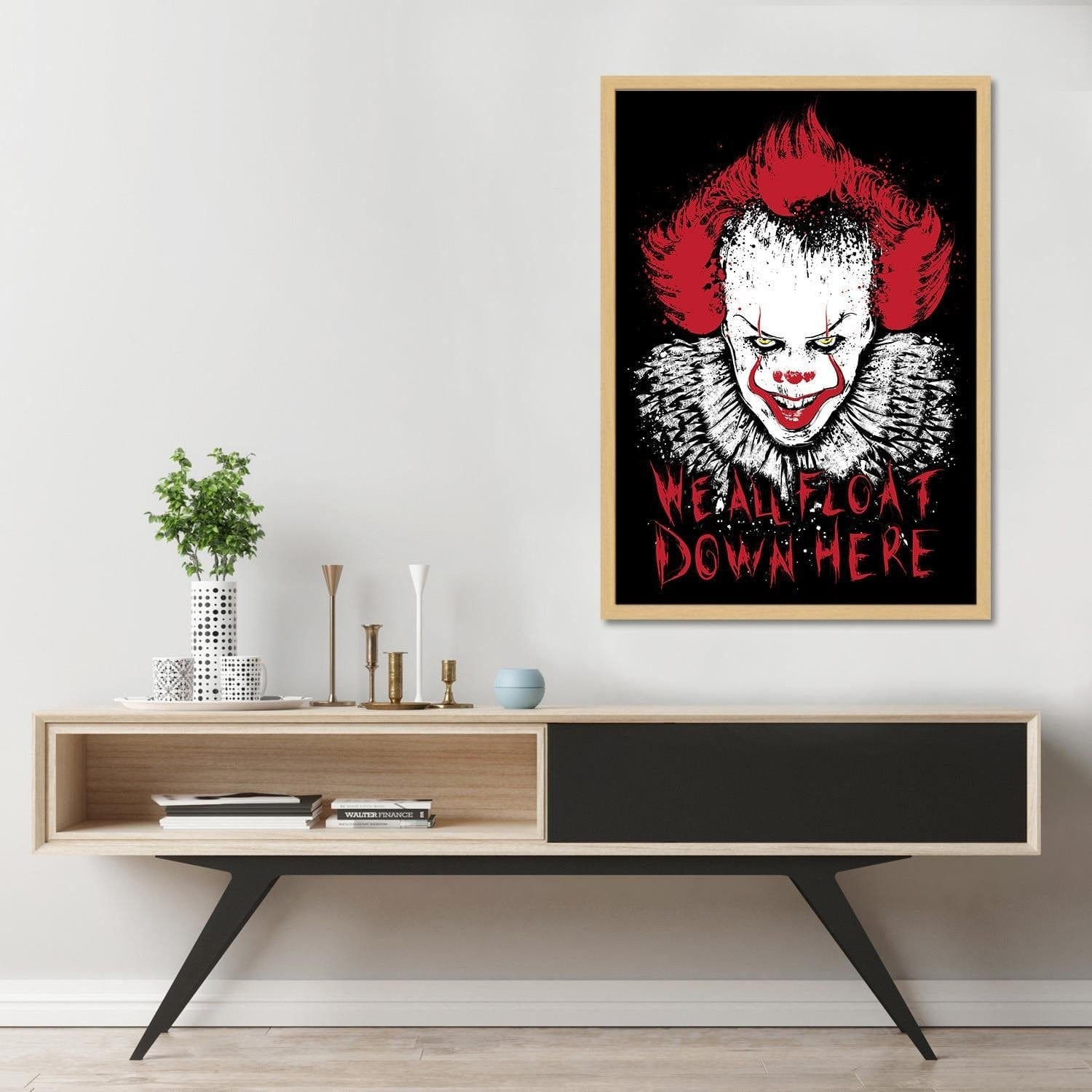 Glezna bēšā rāmī - Pop Culture Red Home Trends DECO