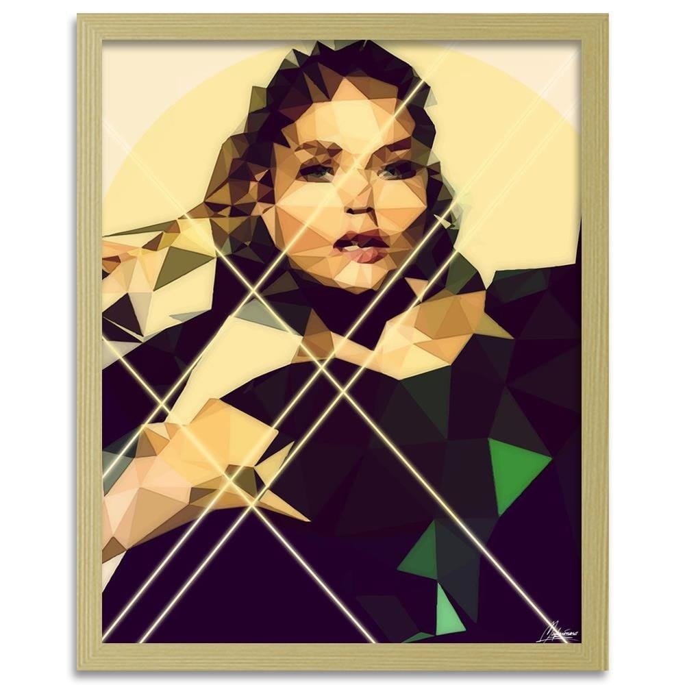 Glezna bēšā rāmī - Portrait Of A Woman Home Trends DECO