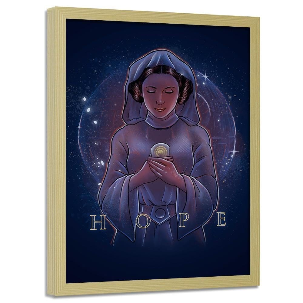 Glezna bēšā rāmī - Princess Hope Home Trends DECO