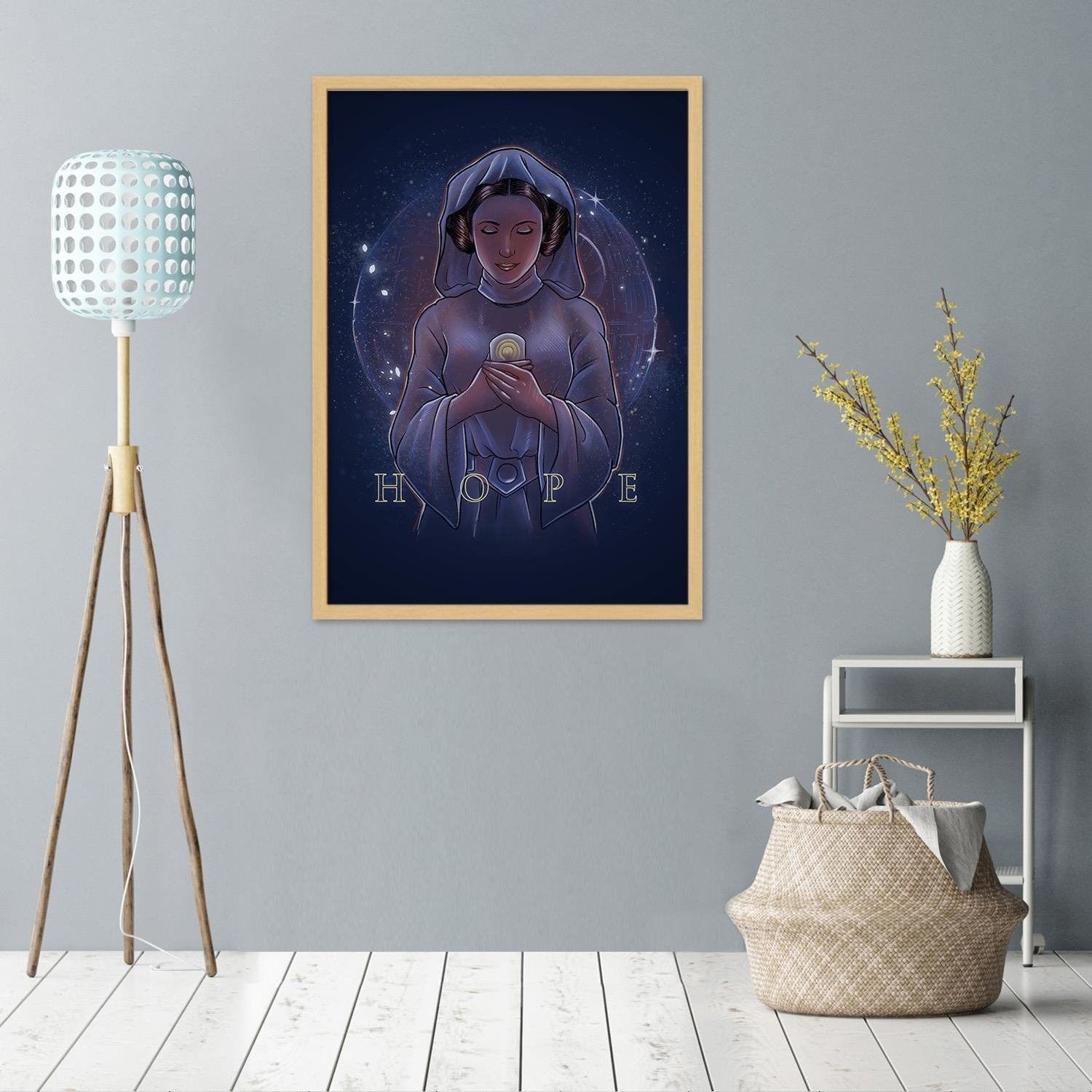 Glezna bēšā rāmī - Princess Hope Home Trends DECO