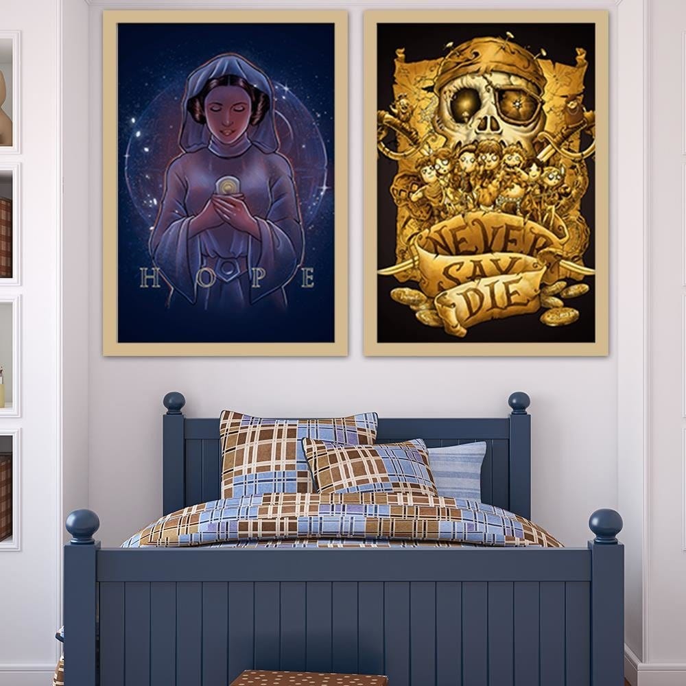 Glezna bēšā rāmī - Princess Hope Home Trends DECO