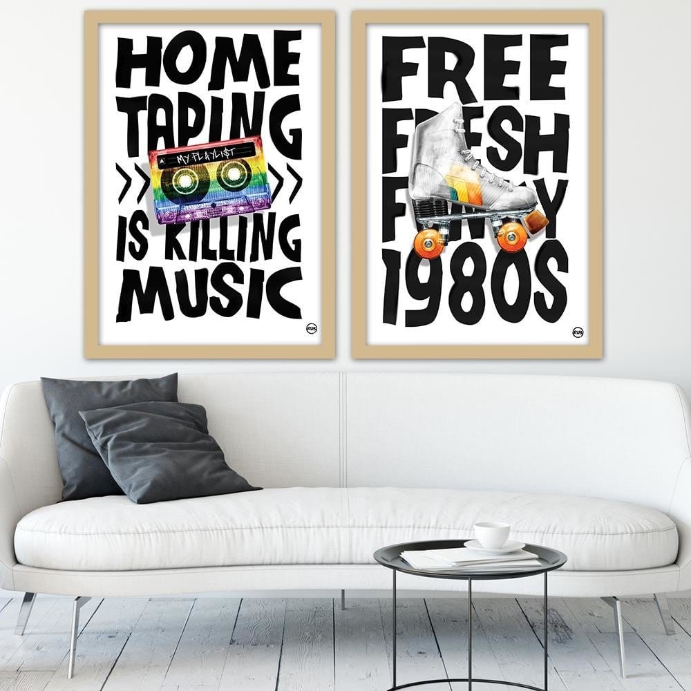 Glezna bēšā rāmī - Quotes Home Trends DECO