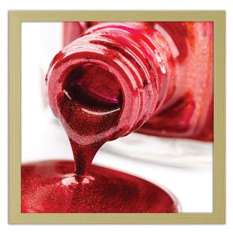 Glezna bēšā rāmī - Red lacquer Home Trends DECO