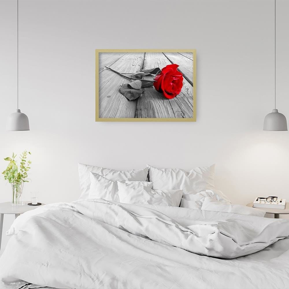 Glezna bēšā rāmī - Red Rose Home Trends DECO