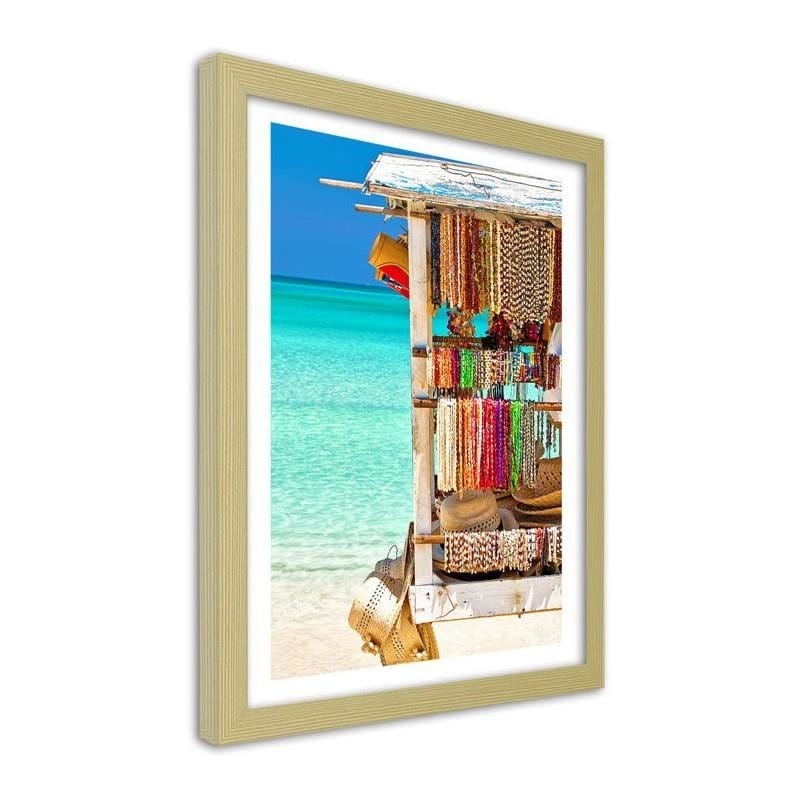 Glezna bēšā rāmī - Souvenir box Home Trends DECO