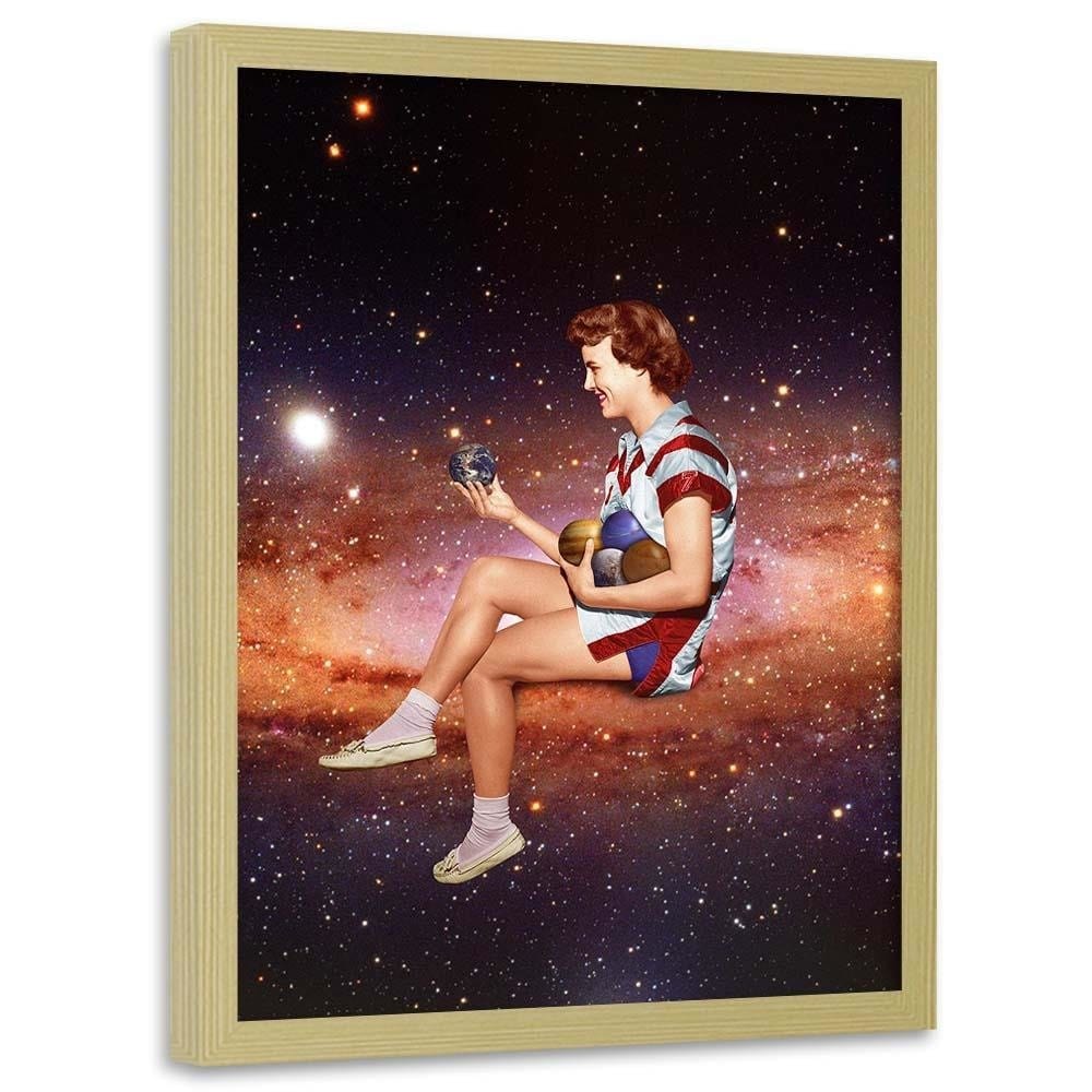 Glezna bēšā rāmī - Space Game Home Trends DECO
