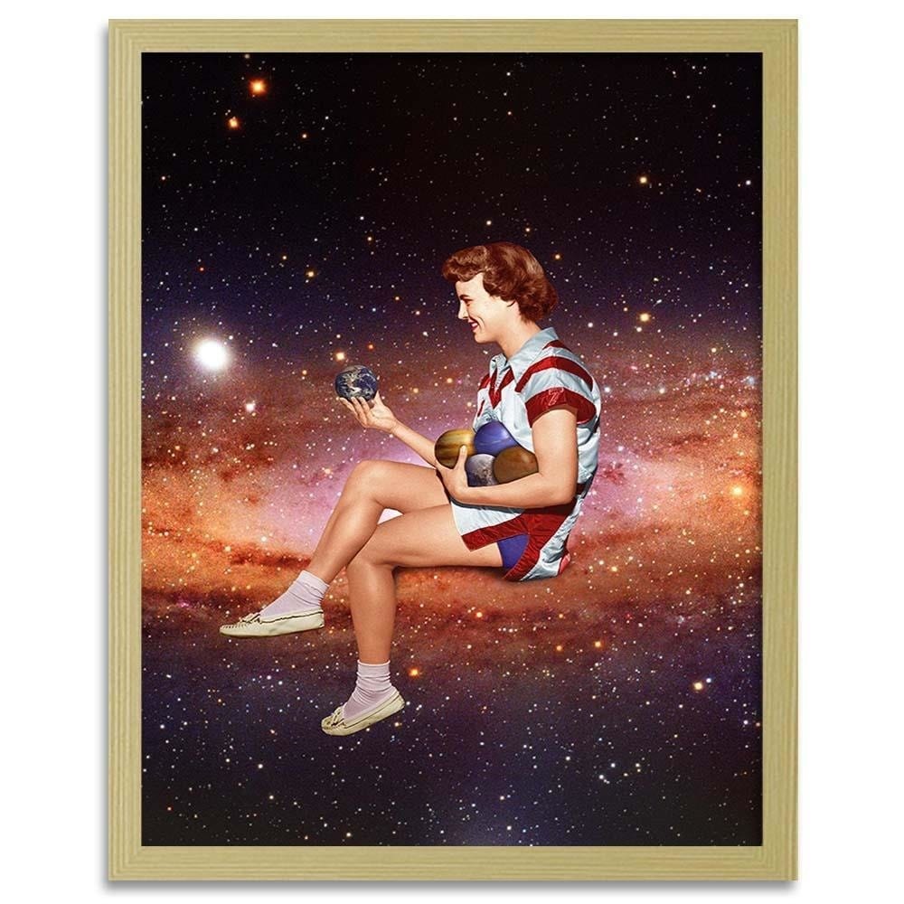Glezna bēšā rāmī - Space Game Home Trends DECO