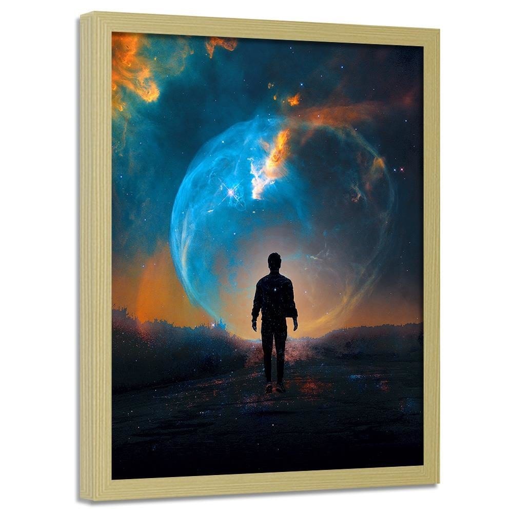 Glezna bēšā rāmī - Space Phenomenon Home Trends DECO
