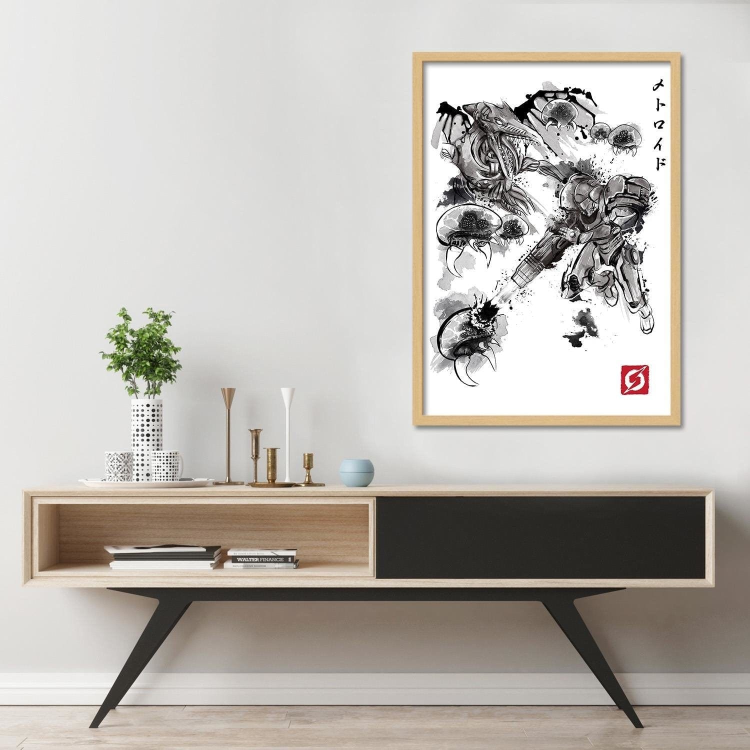 Glezna bēšā rāmī - Space Pirates  Home Trends DECO