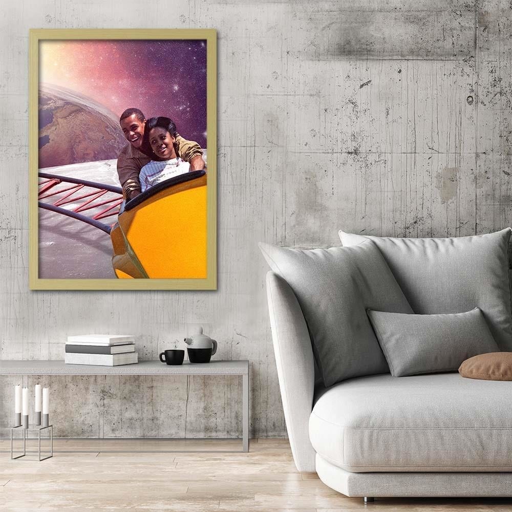 Glezna bēšā rāmī - Star Carousel Home Trends DECO