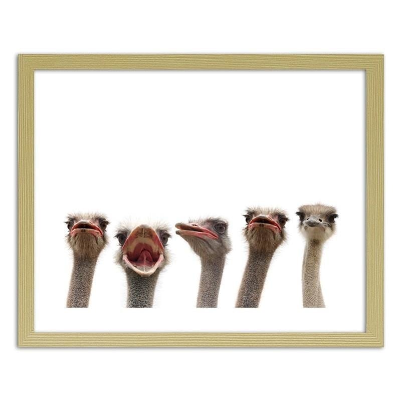 Glezna bēšā rāmī - Strusie Home Trends DECO
